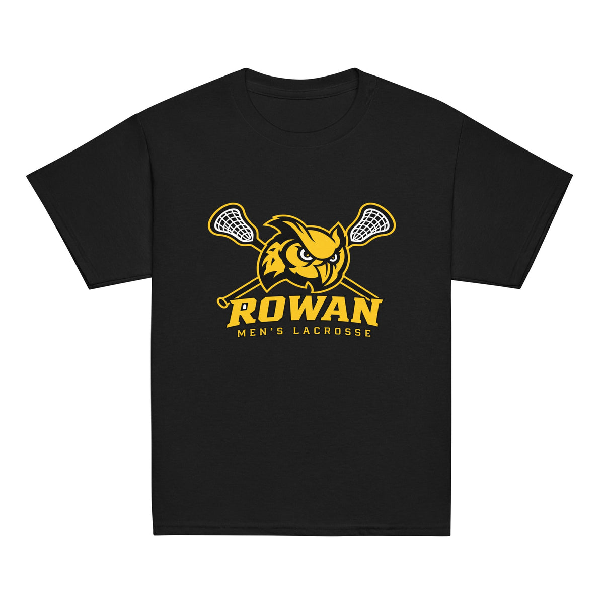 Classic | Youth T Shirt | Rowan Men’s Lacrosse | Crest Logo