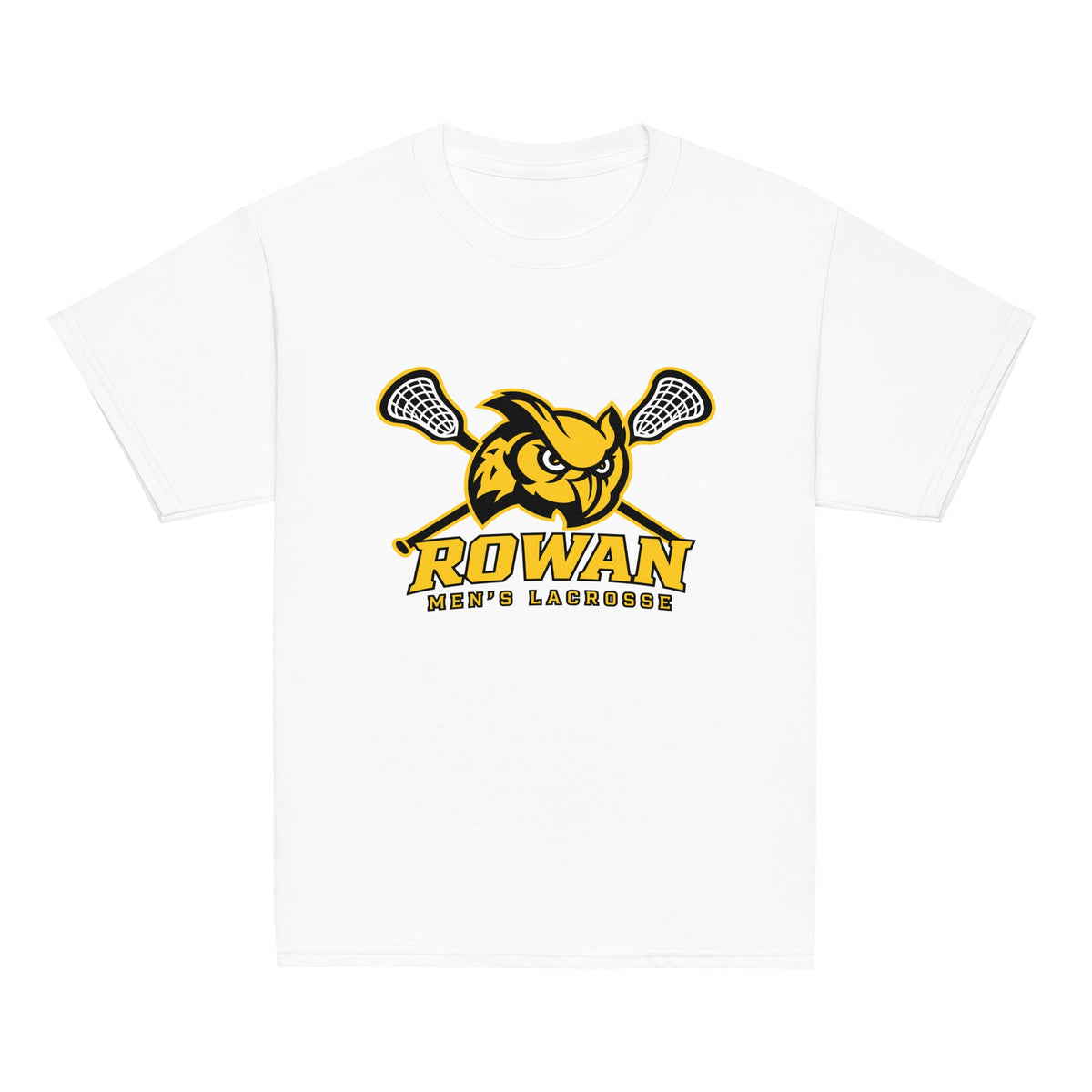 Classic | Youth T Shirt | Rowan Men’s Lacrosse | Crest Logo