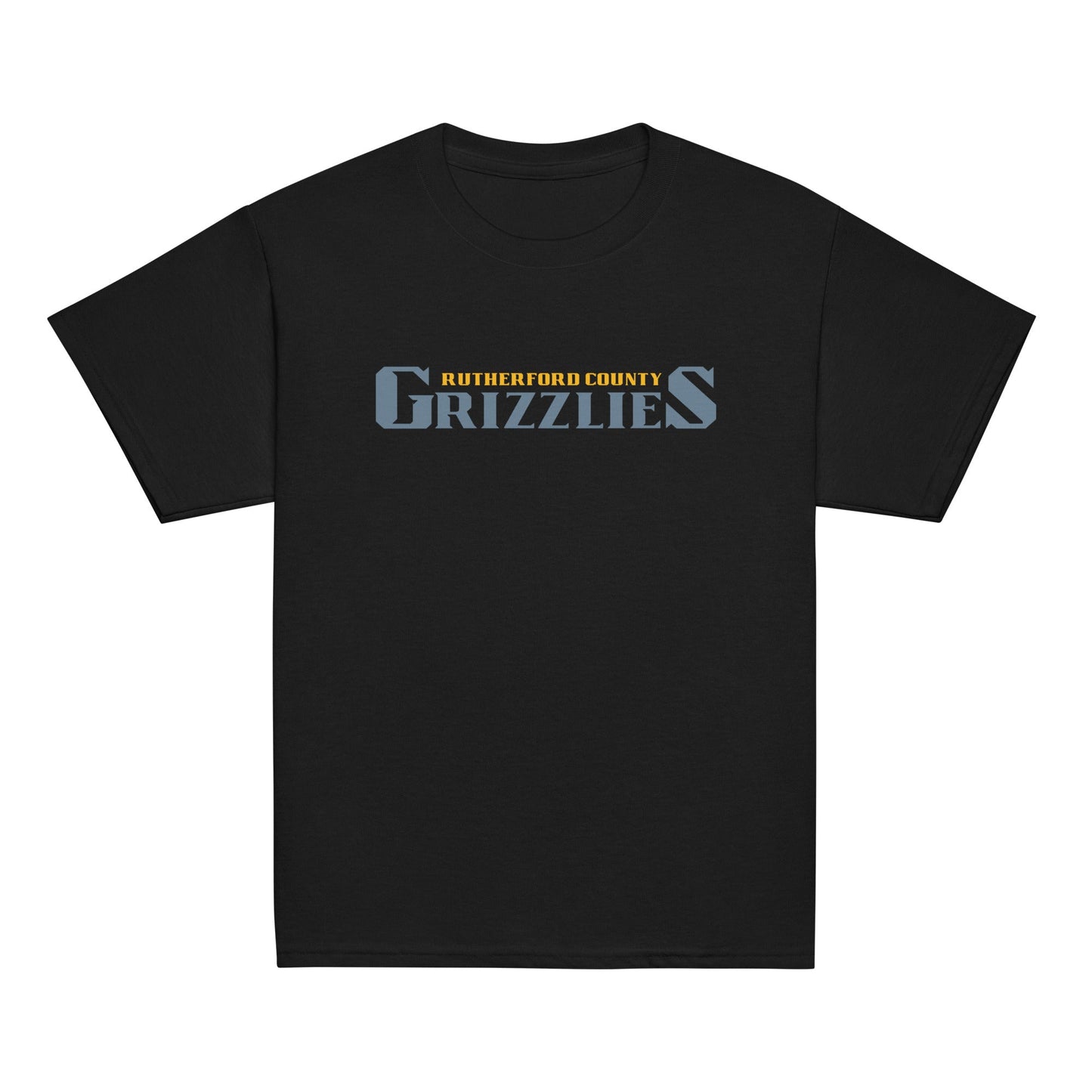 Classic | Youth T Shirt | Rutherford County Grizzlies Football | Alt Script Logo