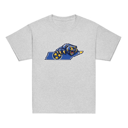 Classic | Youth T Shirt | Rutherford County Grizzlies Football | Tennessee Logo