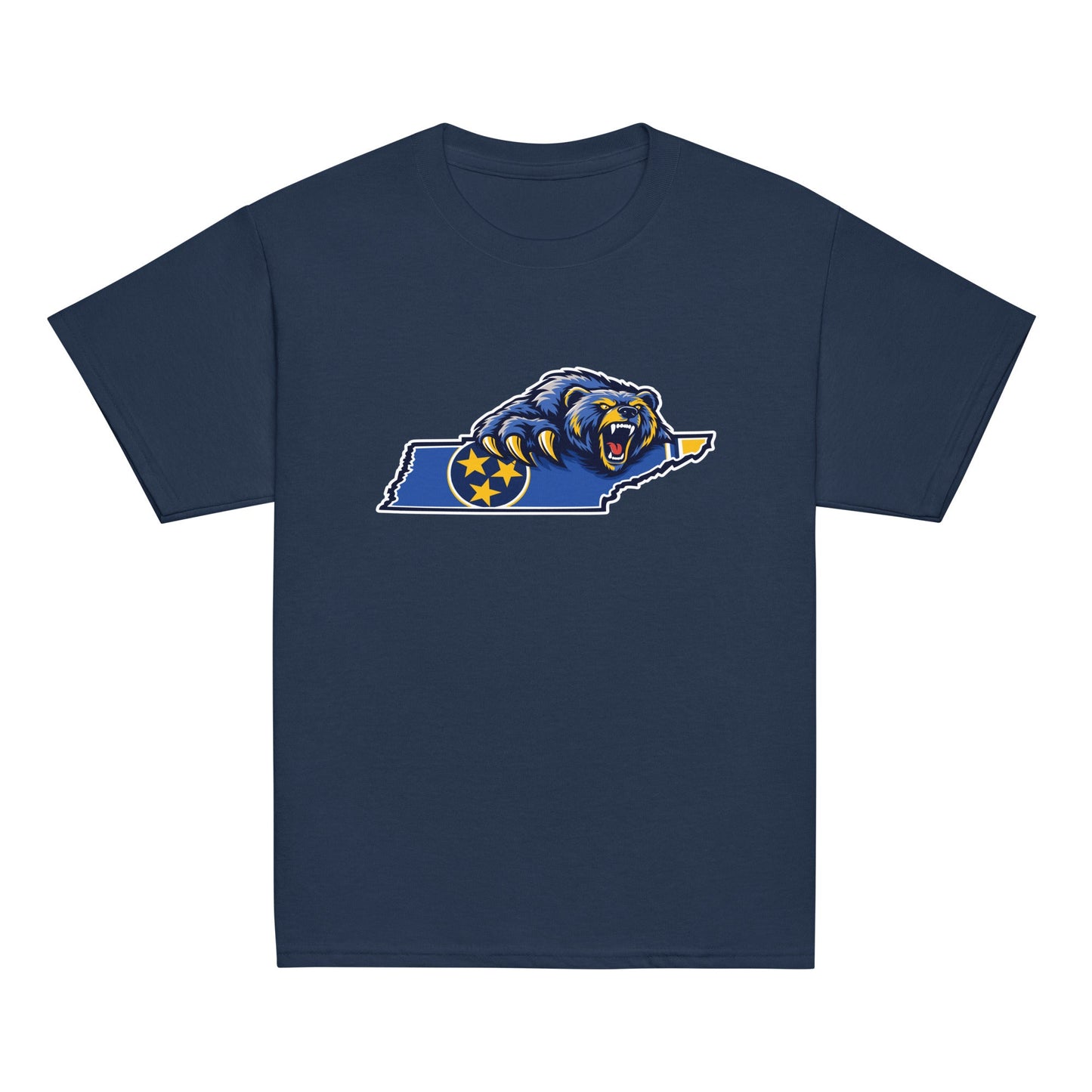 Classic | Youth T Shirt | Rutherford County Grizzlies Football | Tennessee Logo