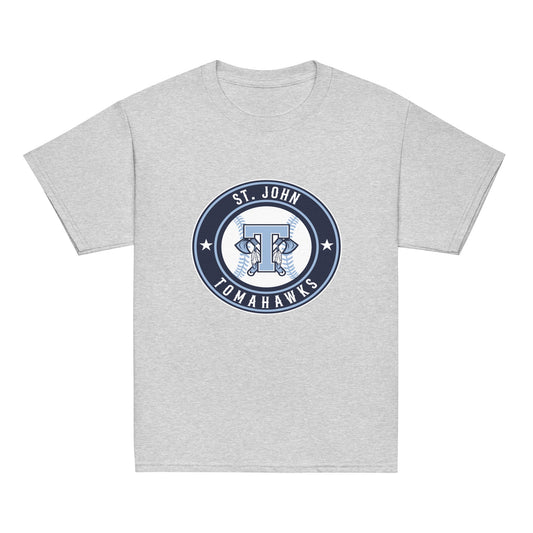 Classic | Youth T Shirt | Saint John Tomahawks | Badge Logo
