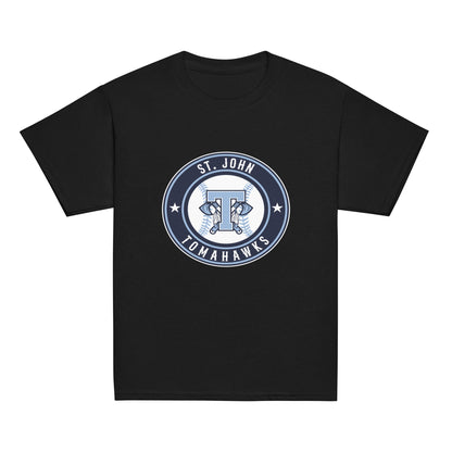 Classic | Youth T Shirt | Saint John Tomahawks | Badge Logo