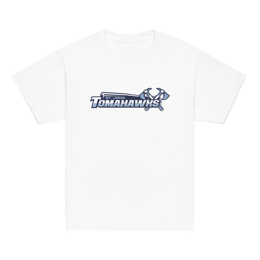 Classic | Youth T Shirt | Saint John Tomahawks | Script Logo