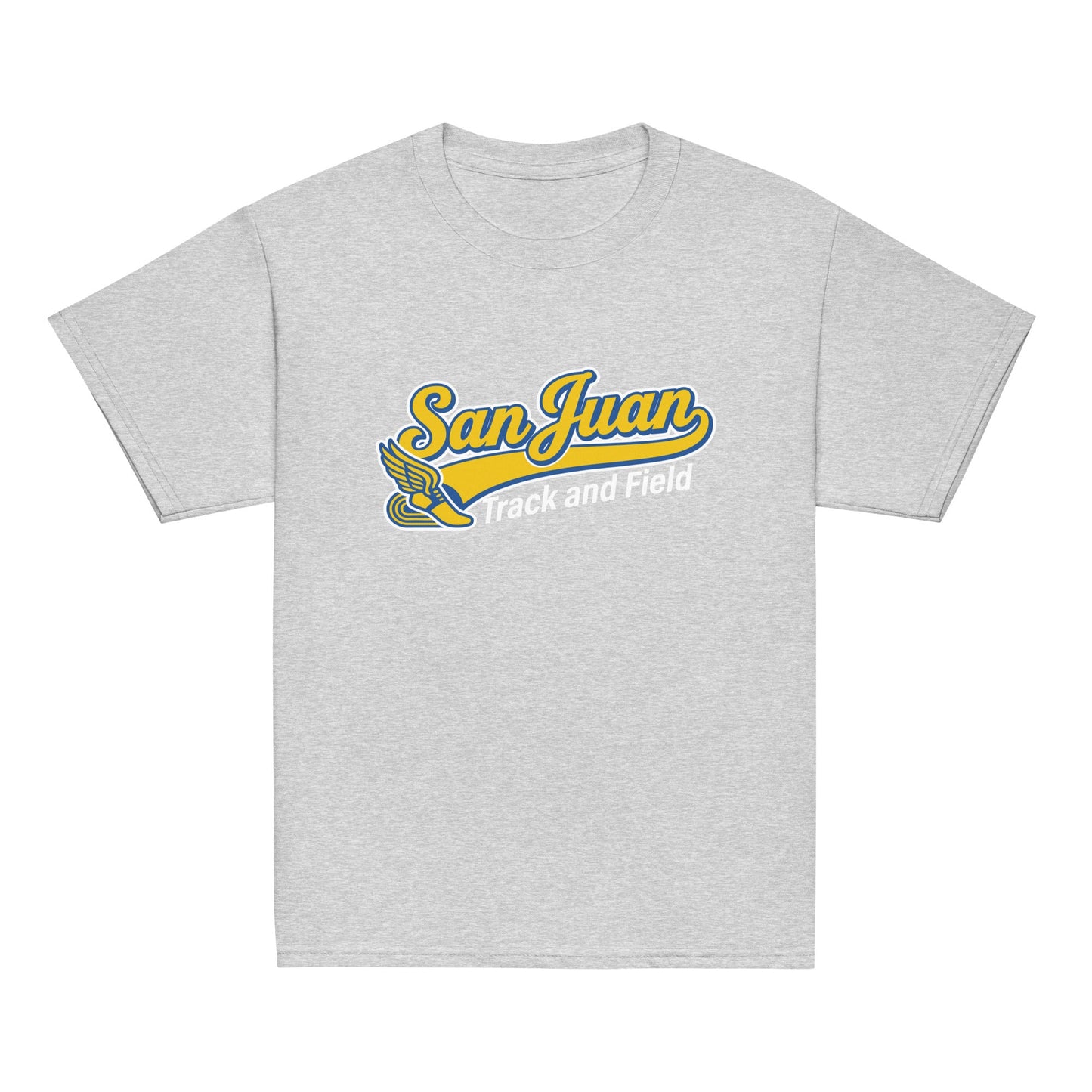 Classic | Youth T Shirt | San Juan Track and Field | Script Logo