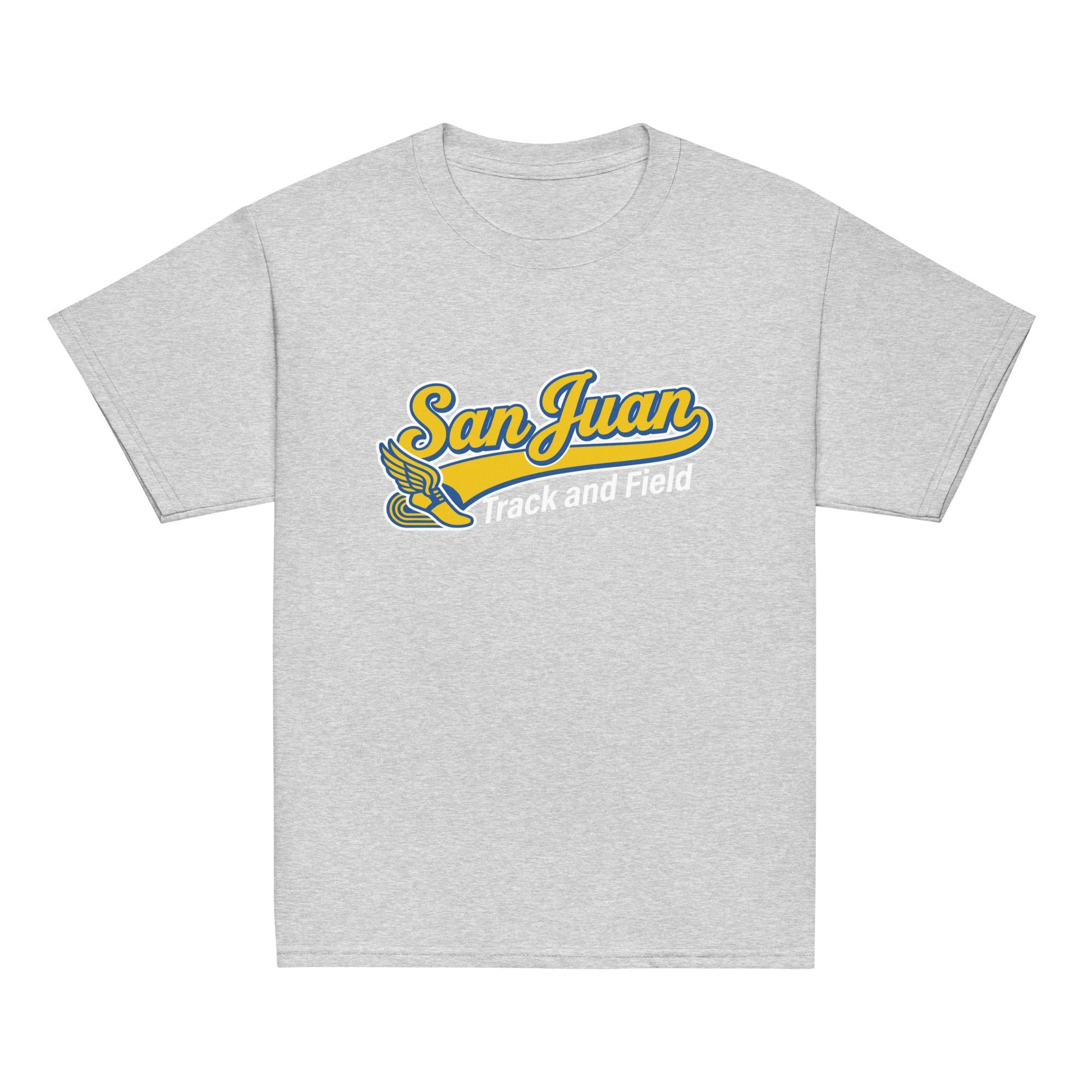 Classic | Youth T Shirt | San Juan Track and Field | Script Logo