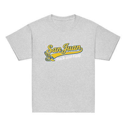 Classic | Youth T Shirt | San Juan Track and Field | Script Logo