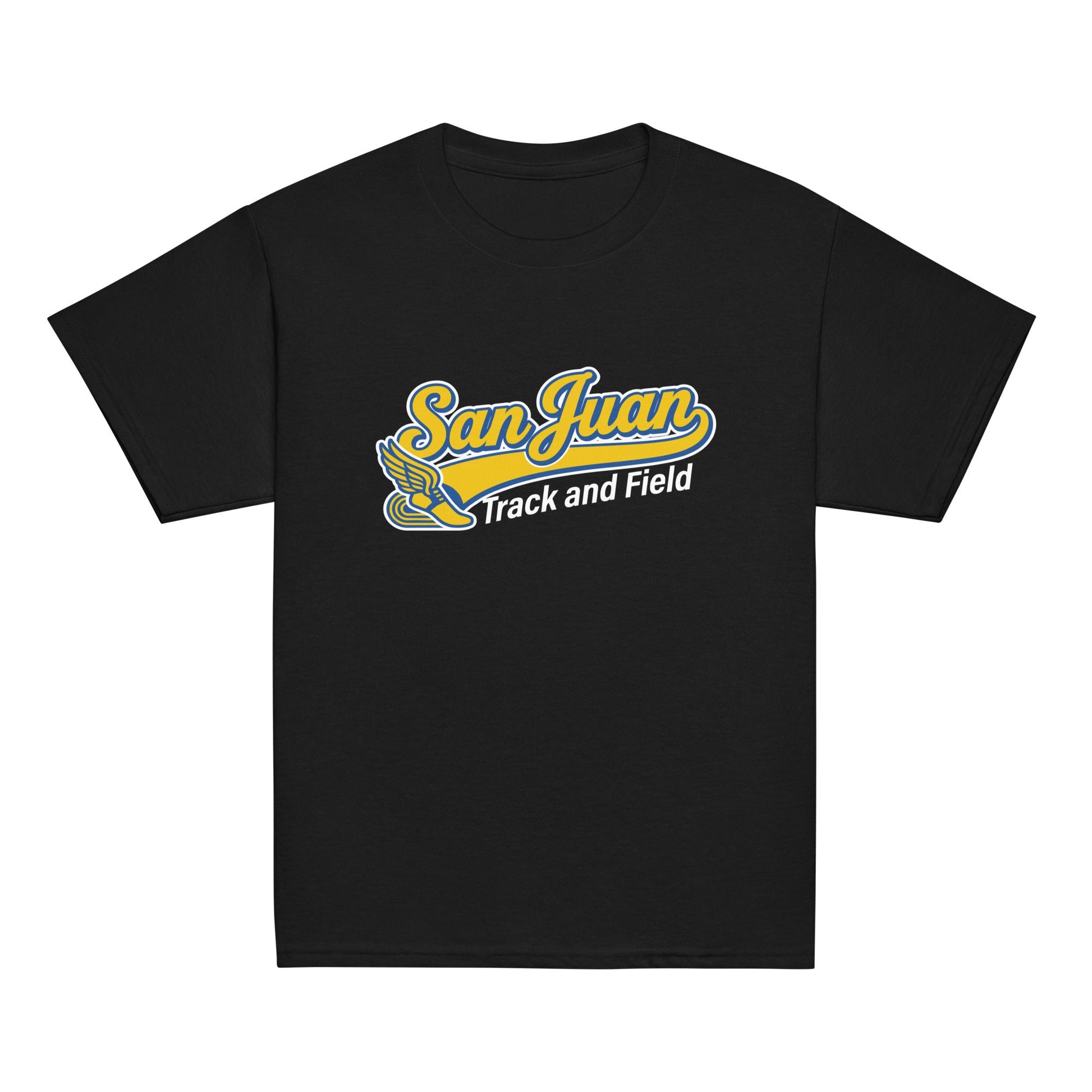 Classic | Youth T Shirt | San Juan Track and Field | Script Logo