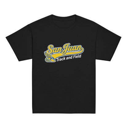 Classic | Youth T Shirt | San Juan Track and Field | Script Logo