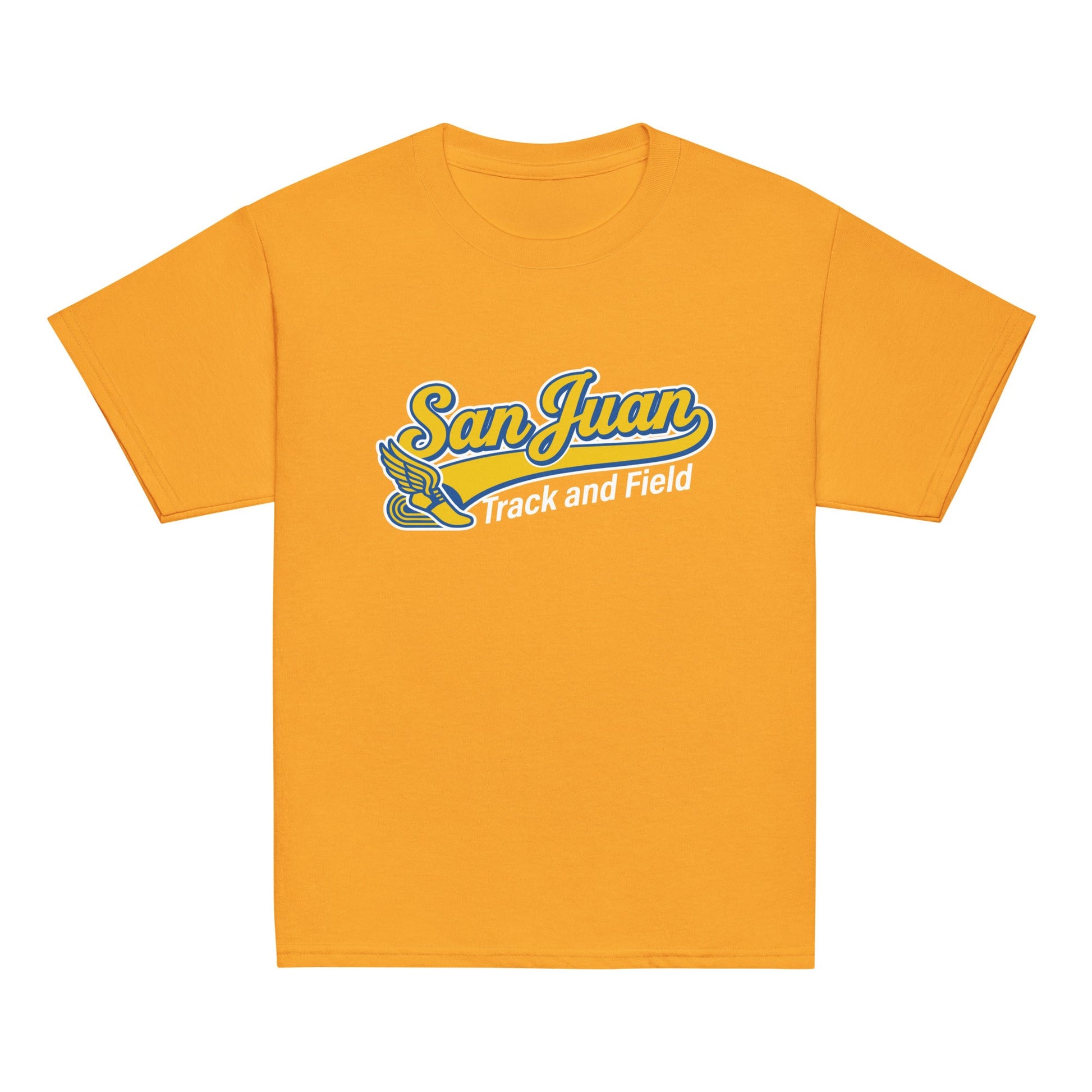 Classic | Youth T Shirt | San Juan Track and Field | Script Logo