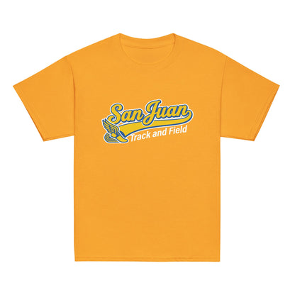 Classic | Youth T Shirt | San Juan Track and Field | Script Logo