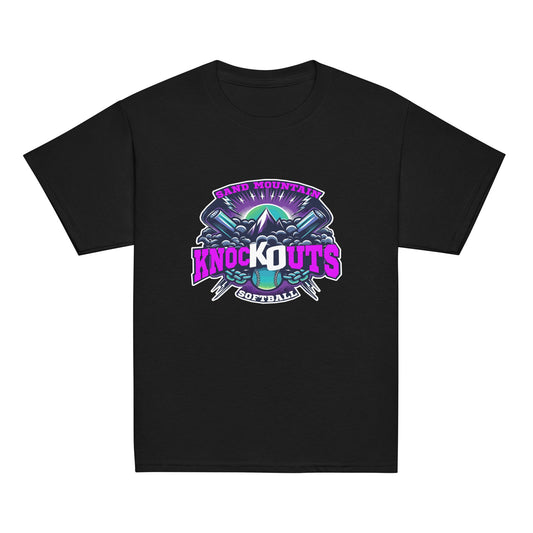 Classic | Youth T Shirt | Sand Mountain Knockouts | Ball & Bat Logo