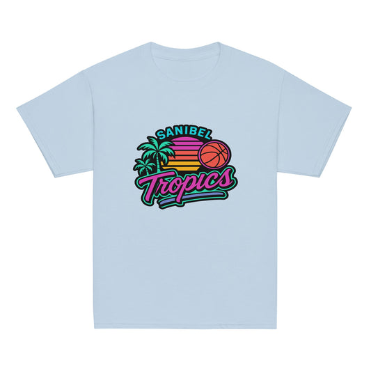 Classic | Youth T Shirt | Sanibel Tropics | Coastal Clash Logo