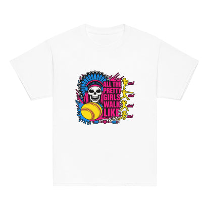 Classic | Youth T Shirt | Savage Softball | Varsity Vanguard Logo