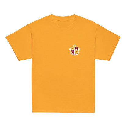 Classic | Youth T Shirt | Scecina High School Track and Field | Crest Logo