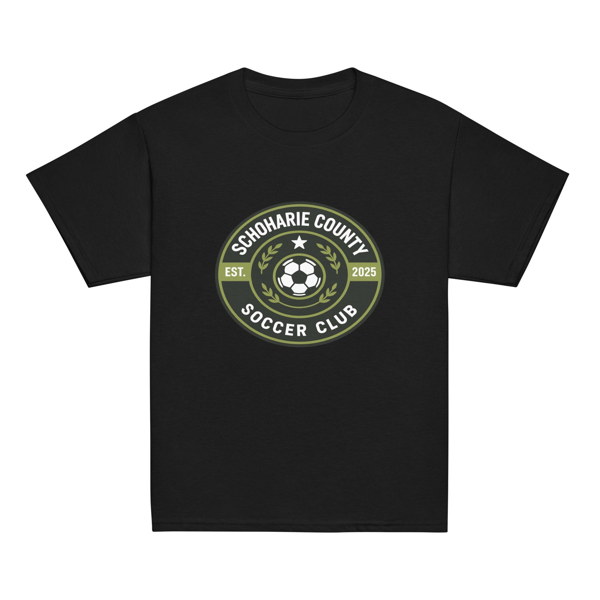 Classic | Youth T Shirt | Schoharie County Soccer Club | Badge Logo