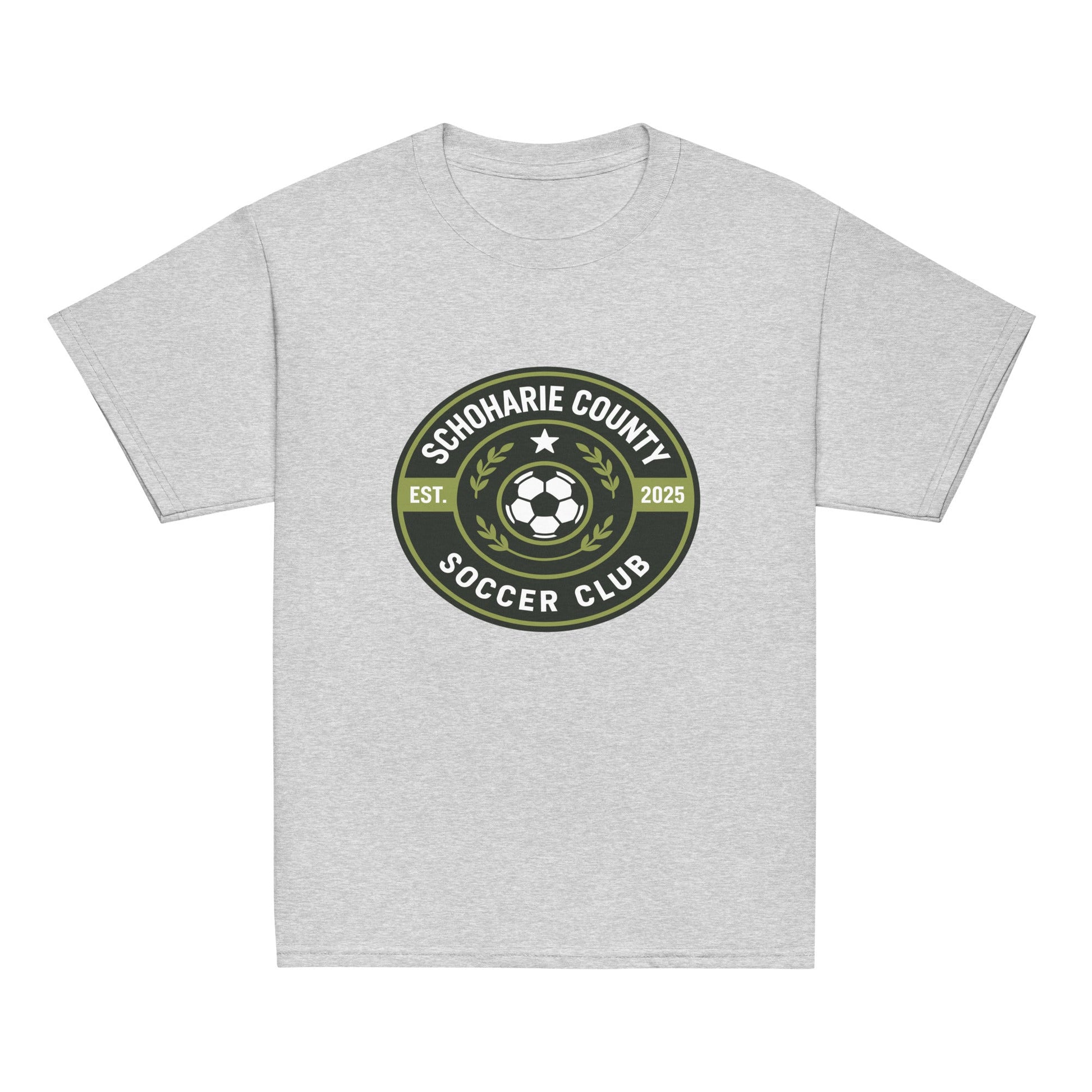 Classic | Youth T Shirt | Schoharie County Soccer Club | Badge Logo
