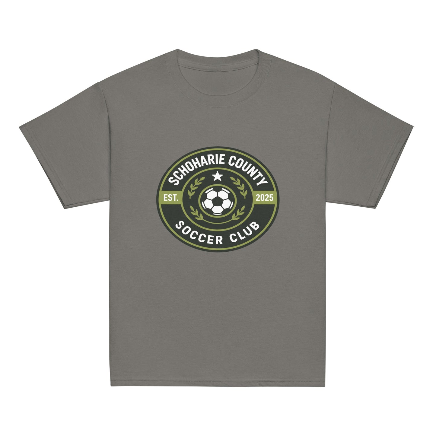 Classic | Youth T Shirt | Schoharie County Soccer Club | Badge Logo