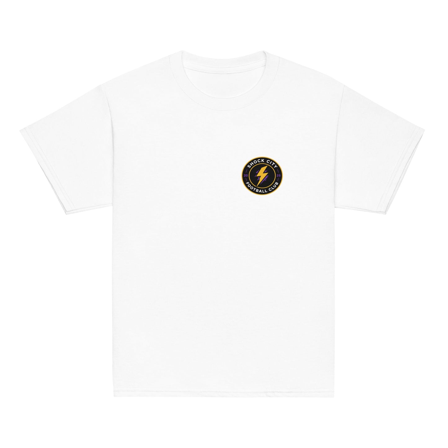 Classic | Youth T Shirt | Shock City FC | Badge Logo