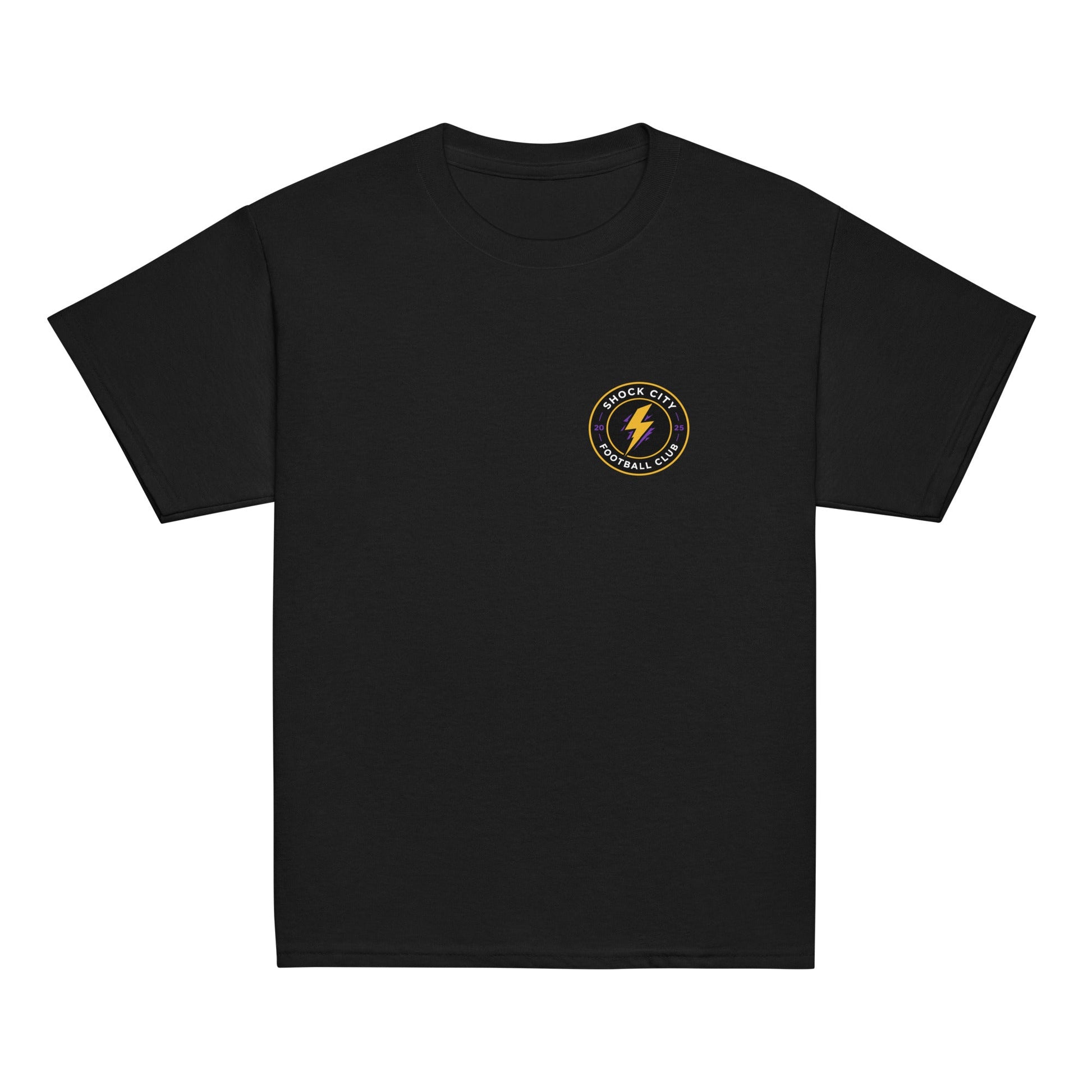 Classic | Youth T Shirt | Shock City FC | Badge Logo