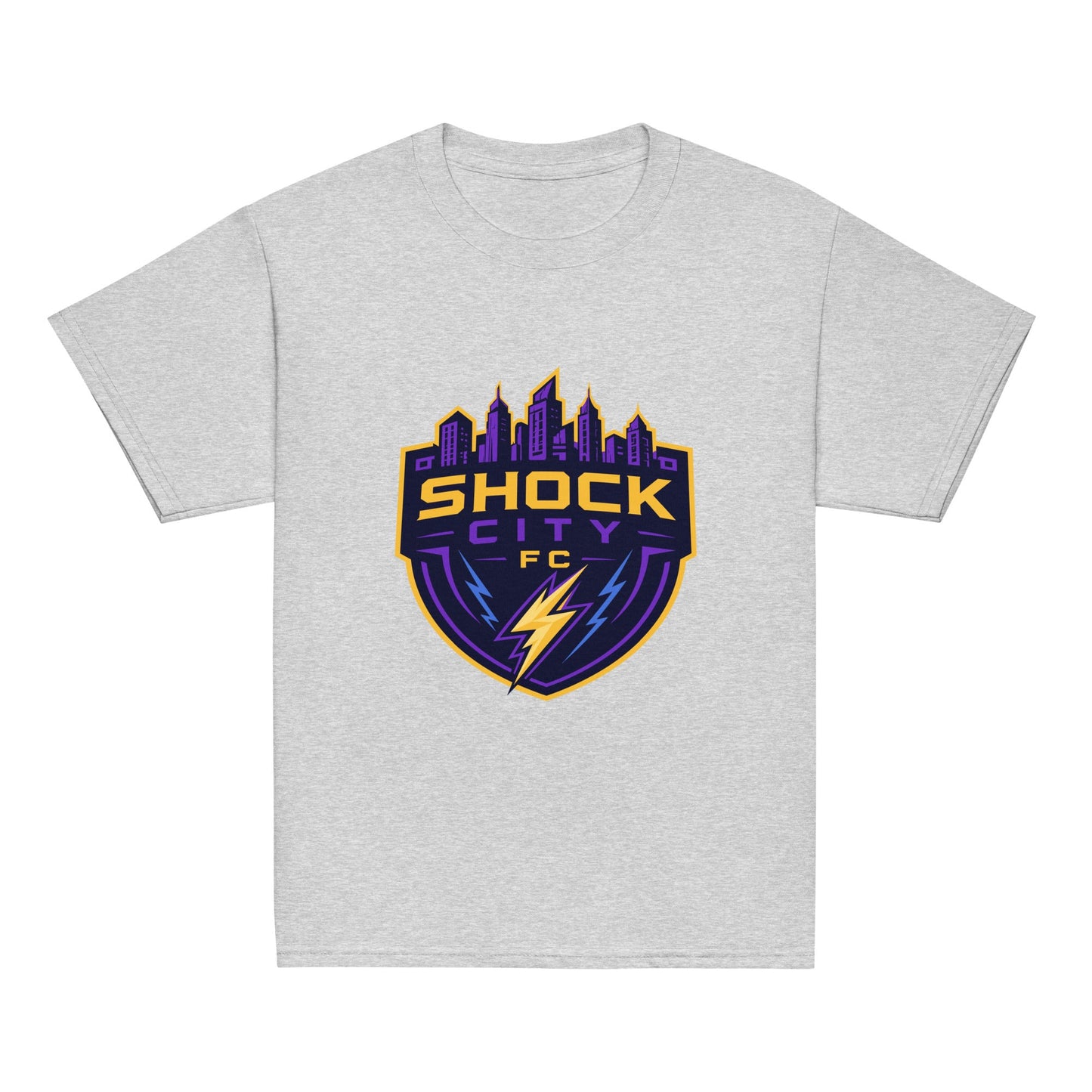 Classic | Youth T Shirt | Shock City FC | Crest Logo