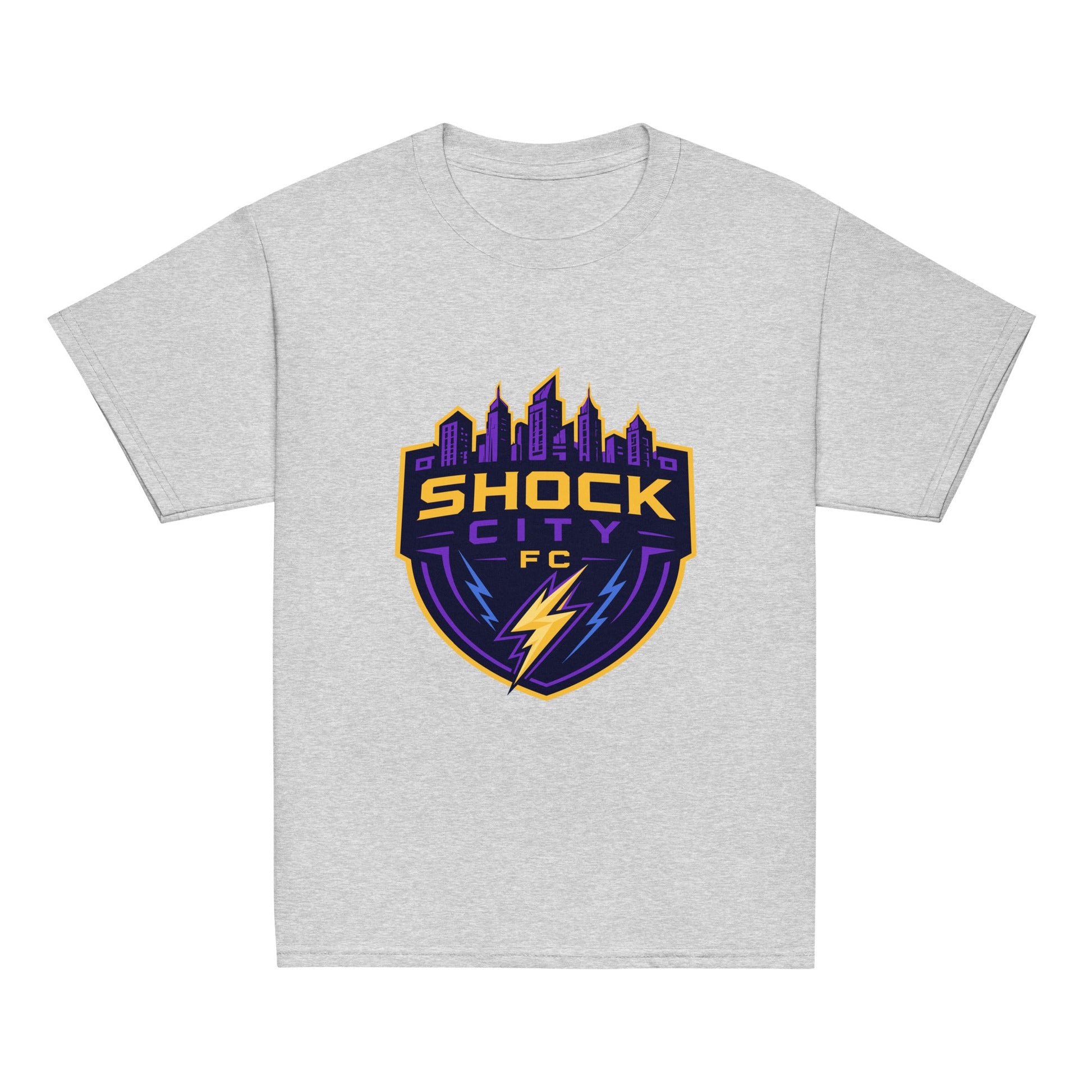 Classic | Youth T Shirt | Shock City FC | Crest Logo