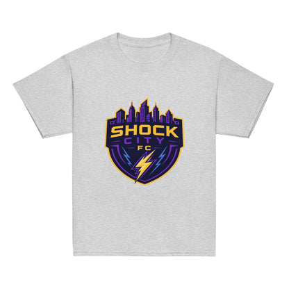 Classic | Youth T Shirt | Shock City FC | Crest Logo