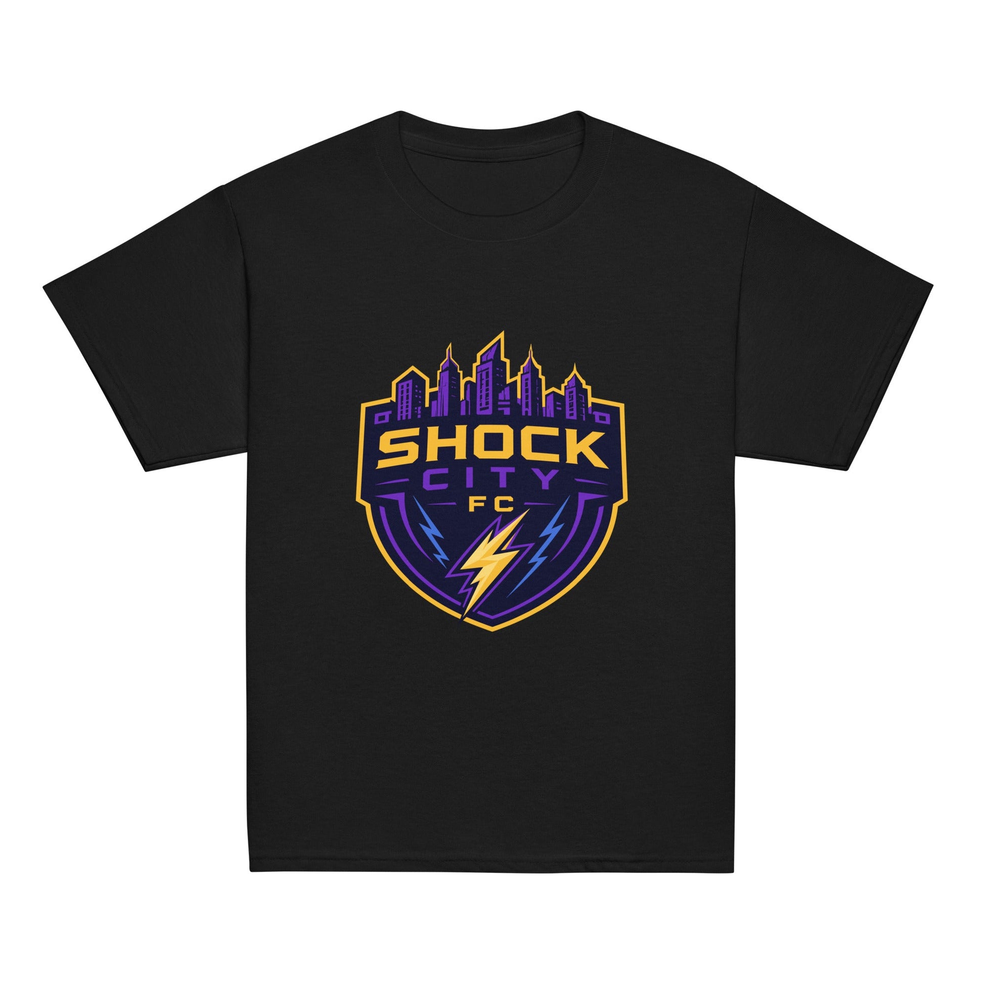 Classic | Youth T Shirt | Shock City FC | Crest Logo
