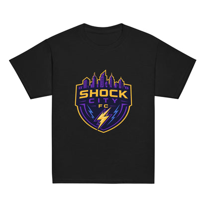 Classic | Youth T Shirt | Shock City FC | Crest Logo