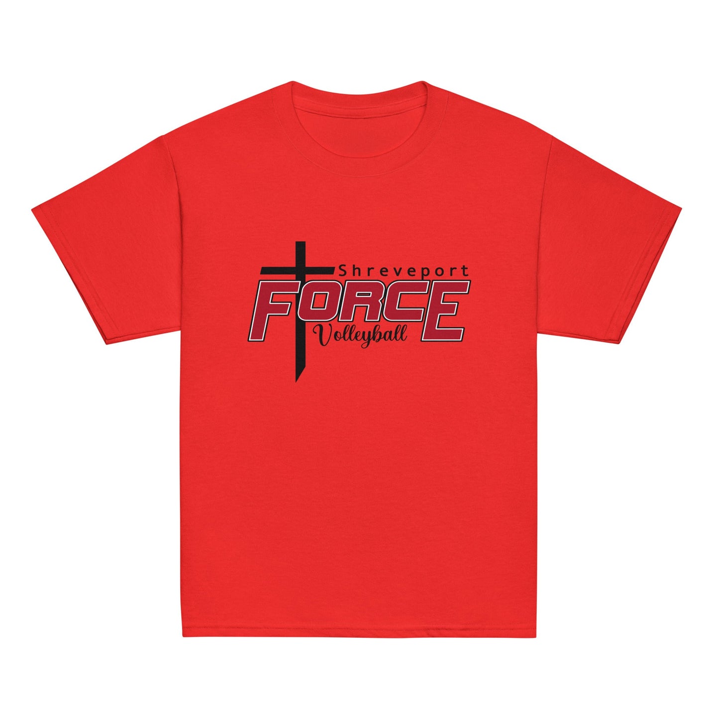 Classic | Youth T Shirt | Shreveport Force Volleyball | Crest Logo