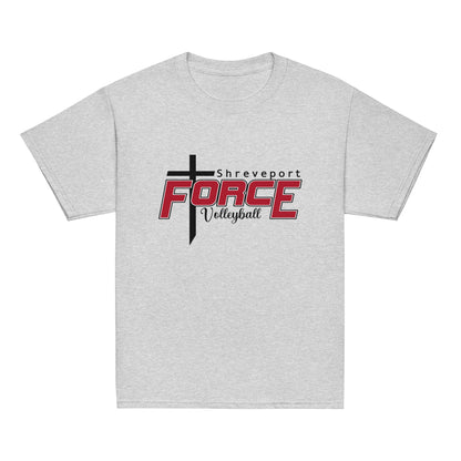 Classic | Youth T Shirt | Shreveport Force Volleyball | Crest Logo