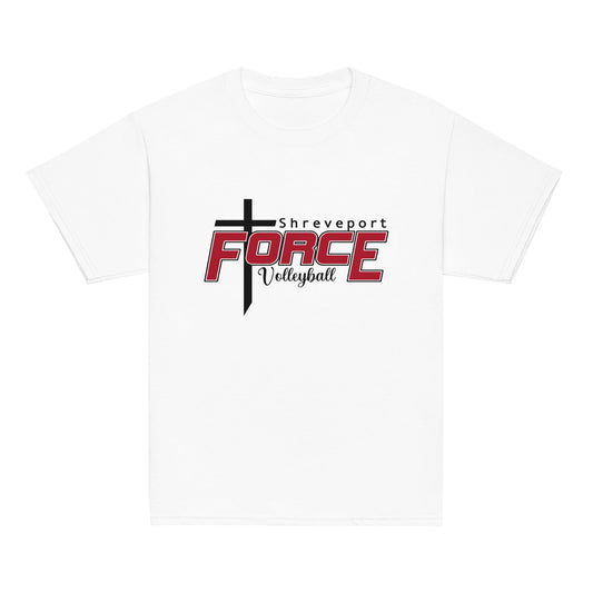 Classic | Youth T Shirt | Shreveport Force Volleyball | Crest Logo