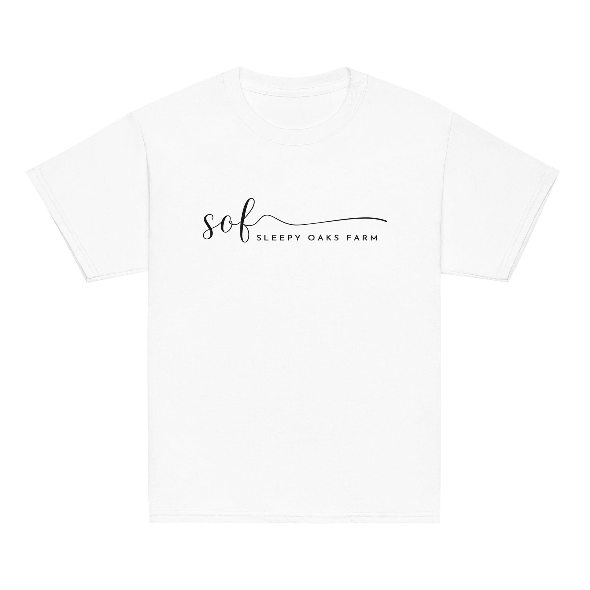 Classic | Youth T Shirt | Sleepy Oaks Farm | Script Logo