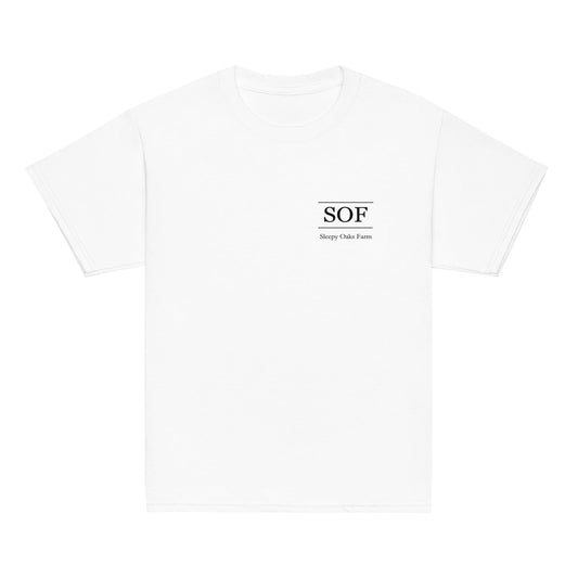 Classic | Youth T Shirt | Sleepy Oaks Farm | SOF Logo