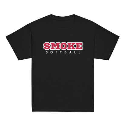 Classic | Youth T Shirt | Smoke 14U Softball | Modern Script Logo