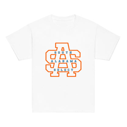 Classic | Youth T Shirt | South Alabama Select 8U | Letter Crest Logo