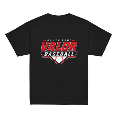 Classic | Youth T Shirt | South Bend Valor Baseball | Vanguard Logo