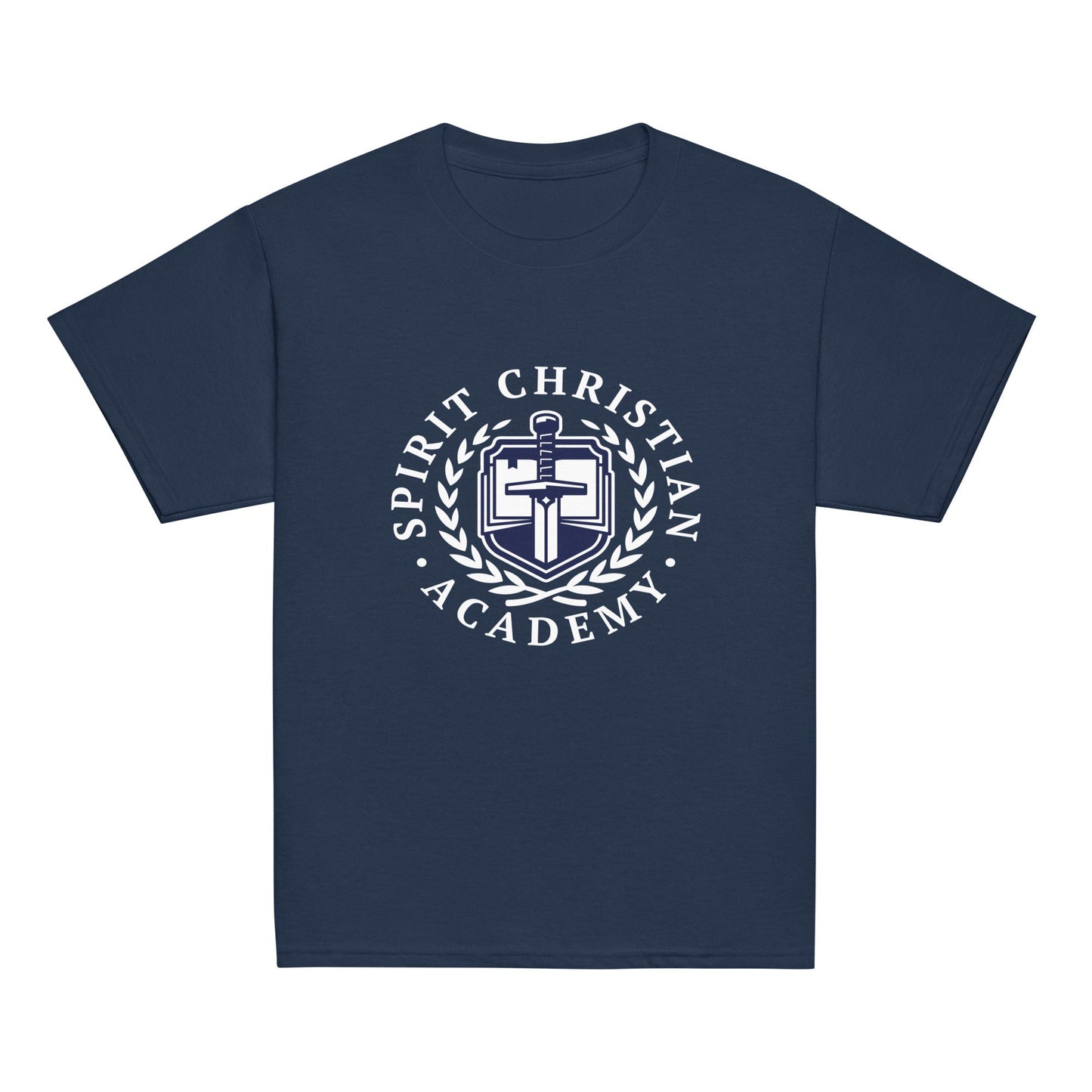 Classic | Youth T Shirt | Spirit Christian Academy | White Script Logo