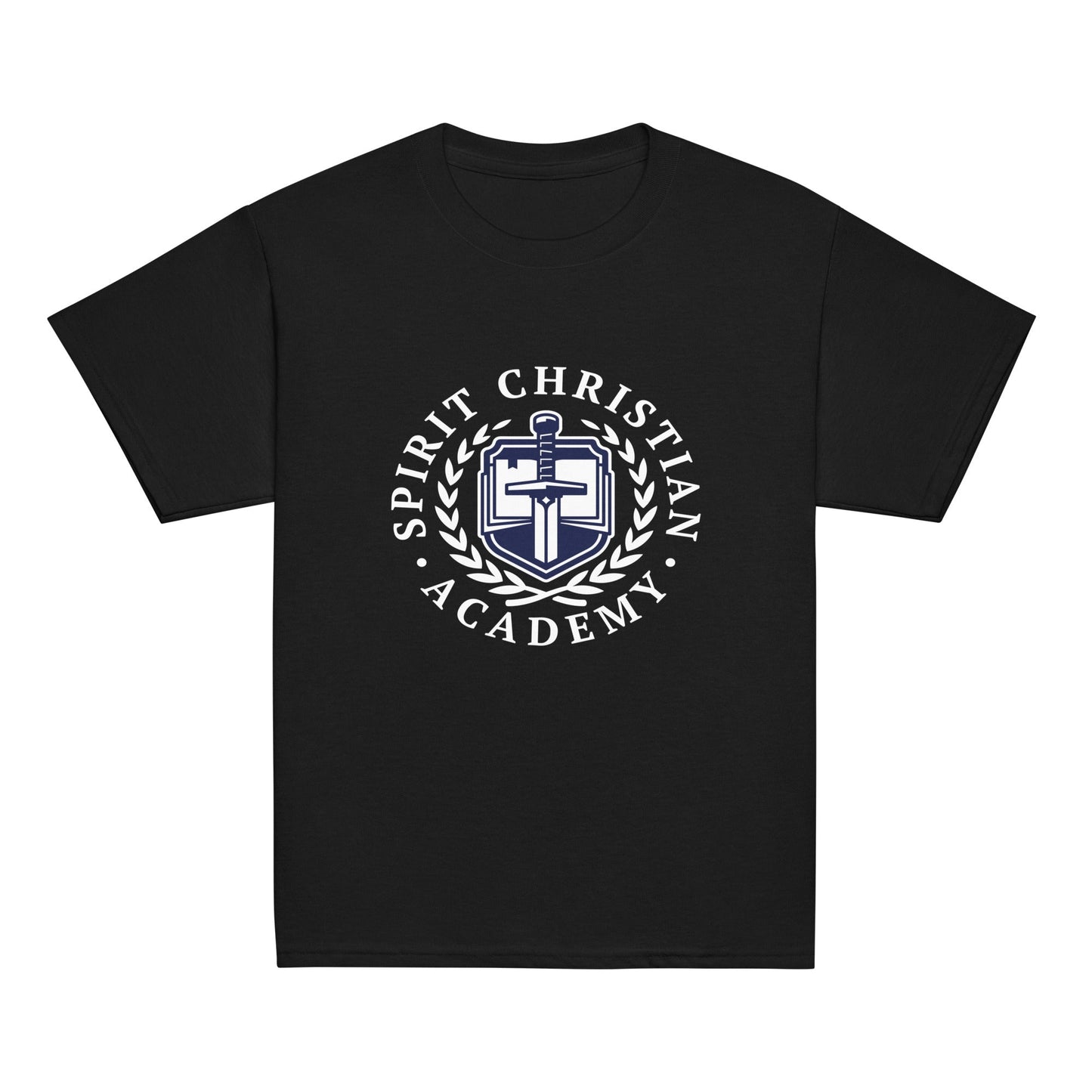 Classic | Youth T Shirt | Spirit Christian Academy | White Script Logo