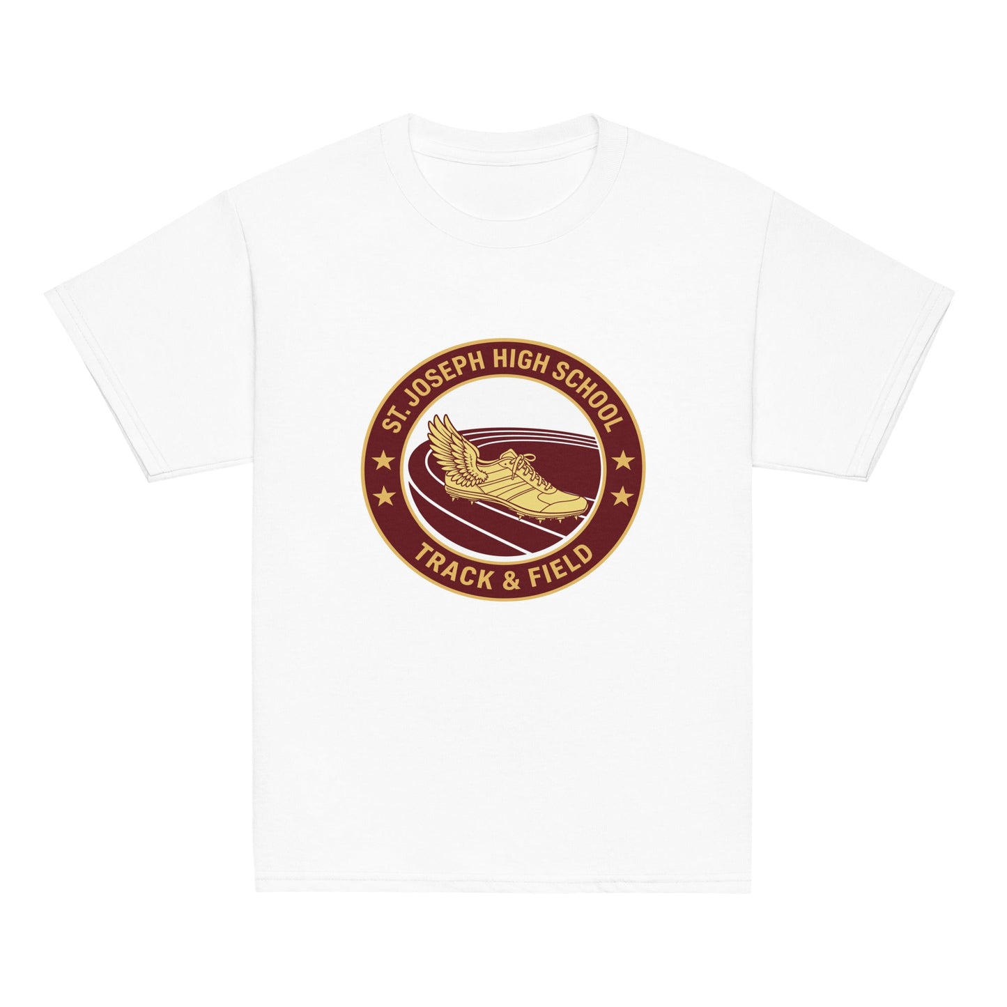 Classic | Youth T Shirt | St. Joseph High School - Track & Field | Badge Logo