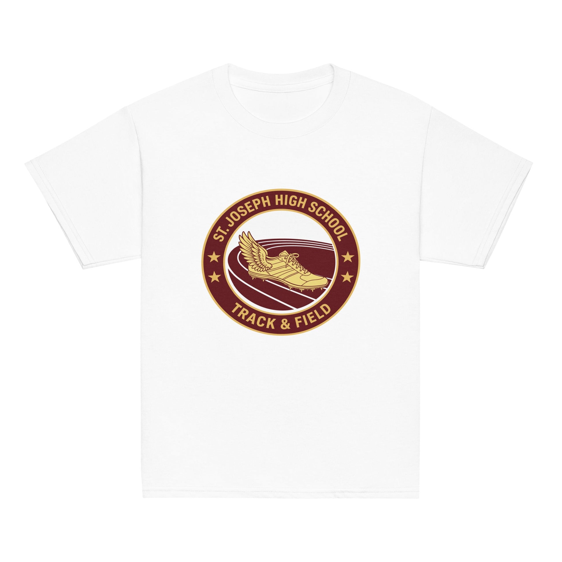 Classic | Youth T Shirt | St. Joseph High School - Track & Field | Badge Logo