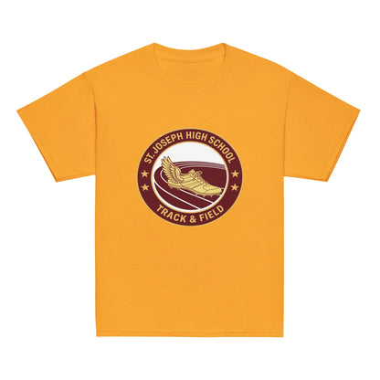 Classic | Youth T Shirt | St. Joseph High School - Track & Field | Badge Logo