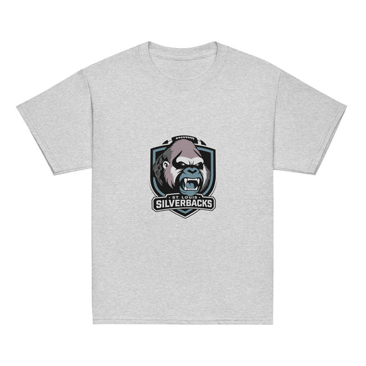 Classic | Youth T Shirt | St. Louis Silverbacks Women’s Football Team | Shield Logo
