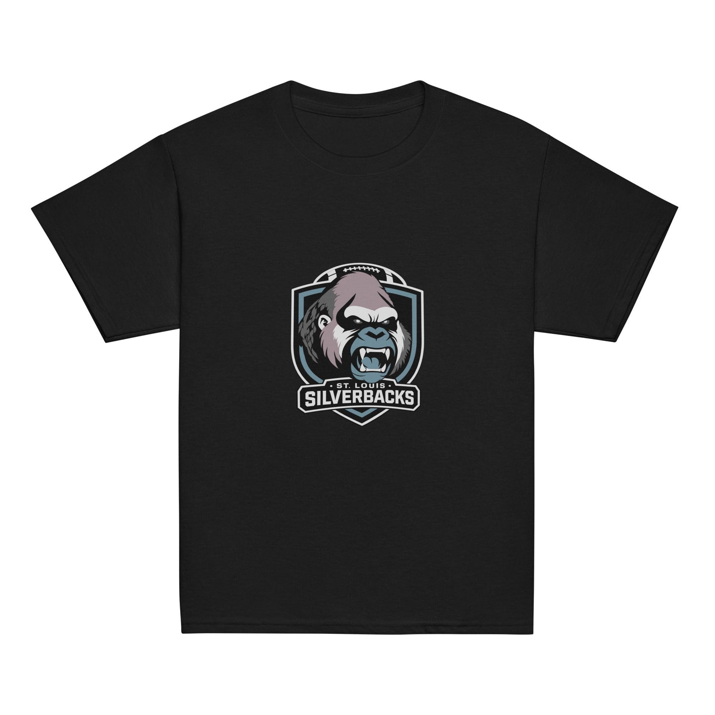 Classic | Youth T Shirt | St. Louis Silverbacks Women’s Football Team | Shield Logo