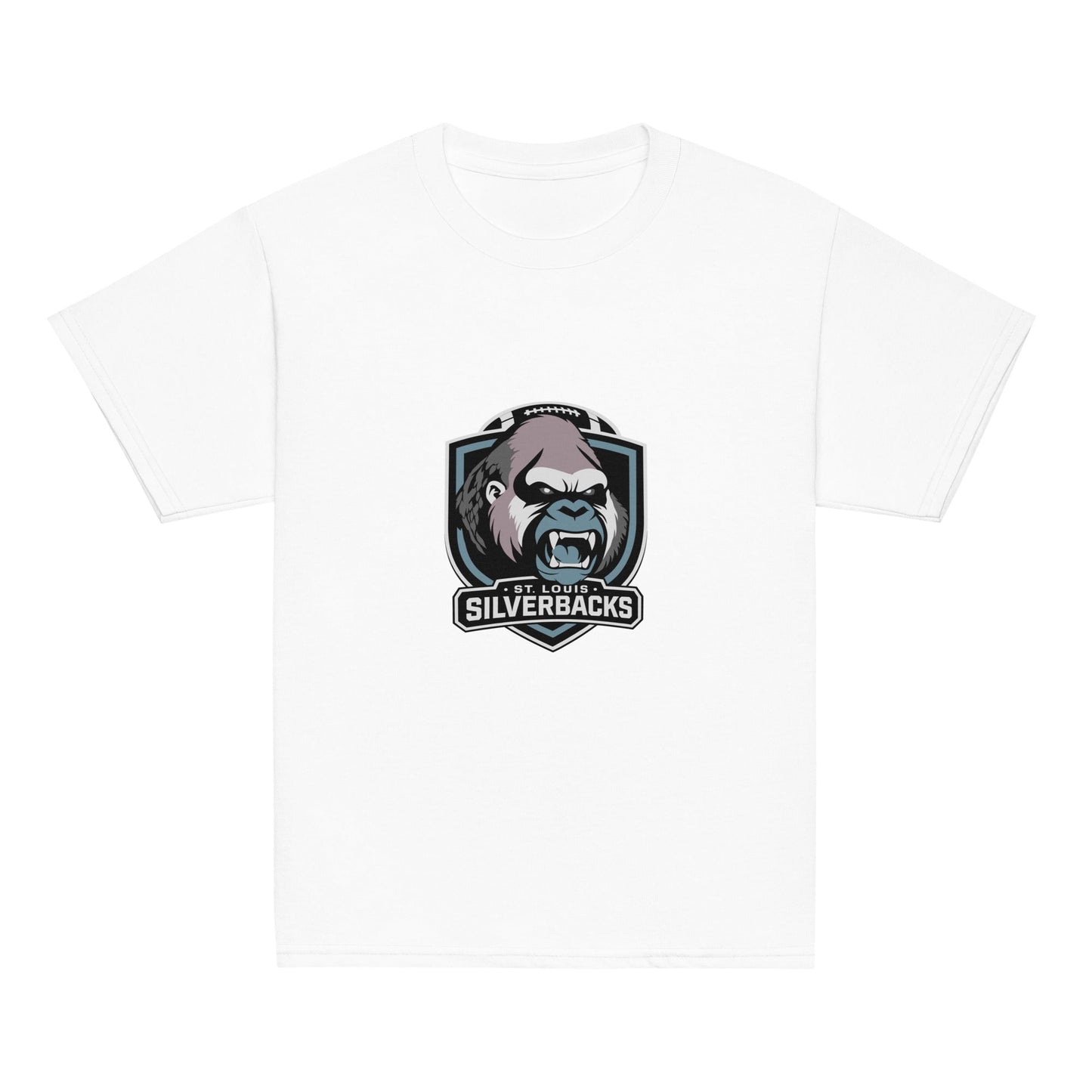 Classic | Youth T Shirt | St. Louis Silverbacks Women’s Football Team | Shield Logo