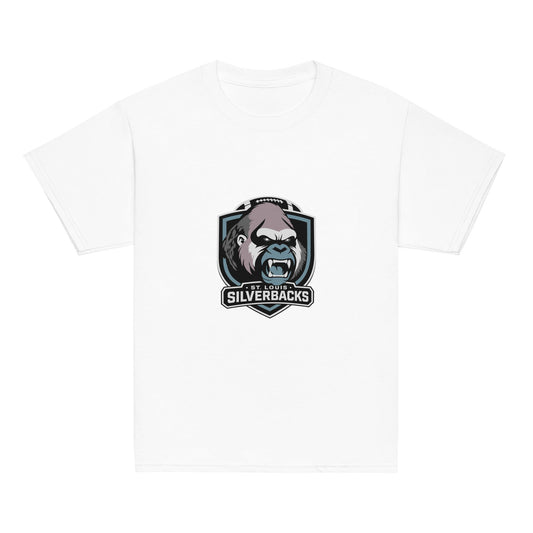 Classic | Youth T Shirt | St. Louis Silverbacks Women’s Football Team | Shield Logo