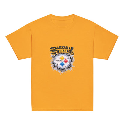 Classic | Youth T Shirt | Starkville Steelers | Ripped Logo