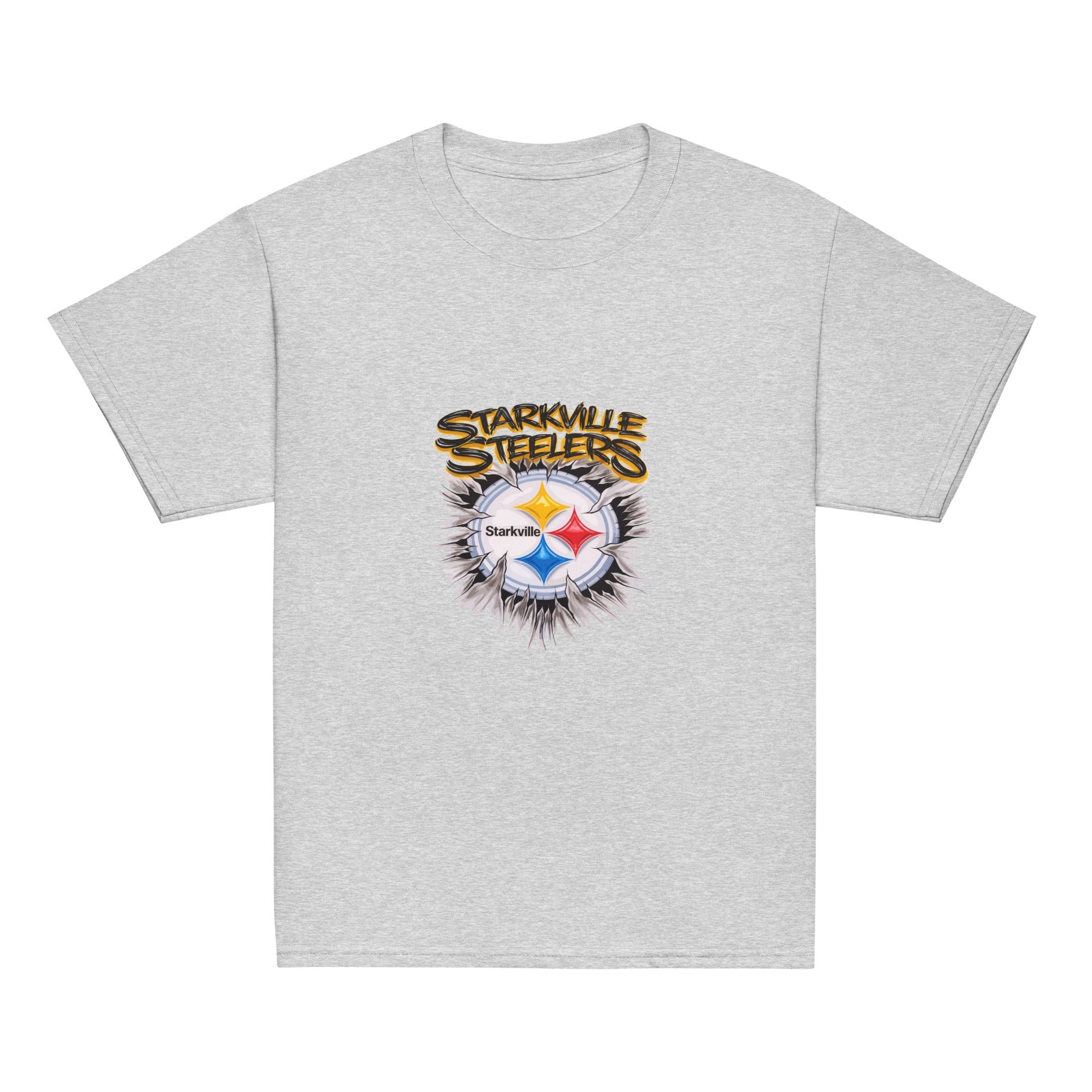 Classic | Youth T Shirt | Starkville Steelers | Ripped Logo
