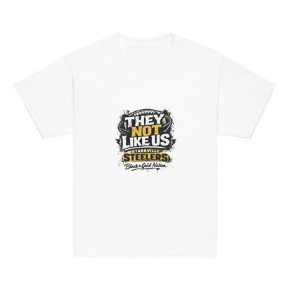 Classic | Youth T Shirt | Starkville Steelers | They Not Like Us Logo