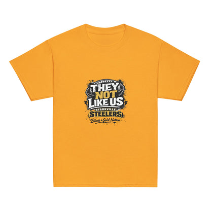 Classic | Youth T Shirt | Starkville Steelers | They Not Like Us Logo